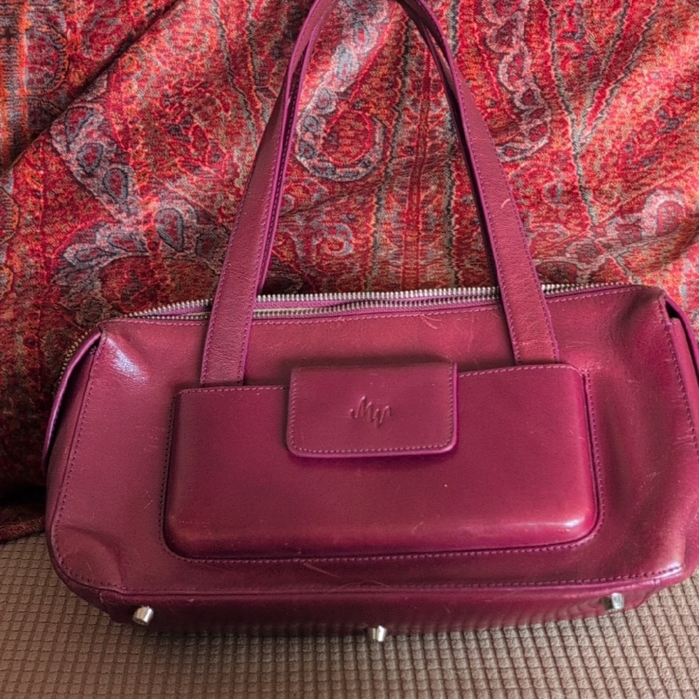 Vintage Monsac Original Leather Handbag